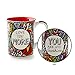 Our Name is Mud “Love You More” Cuppa Doodle Stoneware Mug, 16 oz.