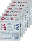 Hangover Over On-The-Go 6 Pack - Natural Hangover Relief & Prevention Pills That Work - Liver Detox & Support - Electrolyte & Nutrient Replenishment - Risk Free 100% Money-Back Guarantee
