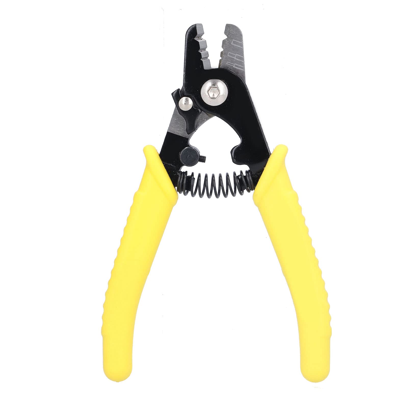 Fibre Stripping Tool 3 Hole Fibre Optic Stripper,7.3" Optical Fiber Stripper with PVC Handle, Optical Fiber Cable Stripping Pliers for Fiber Stripping CFS-3 Optical Fiber Coating