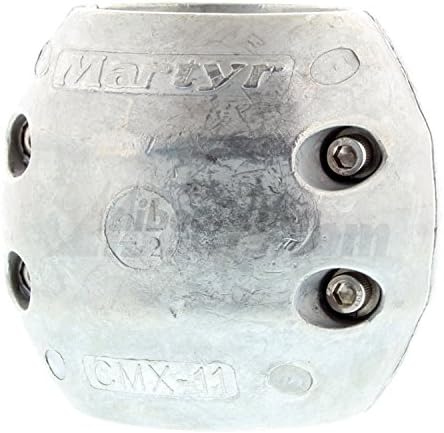 Martyr Anodes CMX10, Streamlined Shaft Anode 2-1/4 inch, Zinc
