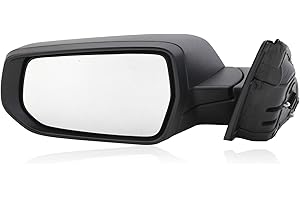MOFOAP Driver Side View Mirror Compatible with Chevy Malibu 2016 2017 2018 2019 2020 2021 2022 Non Heated Without Signal Light Manual Folding LH