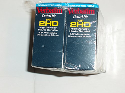 20 Piece Formatted IBM Verbatim DataLife MF 2HD 3.5 Inch Microdisks.