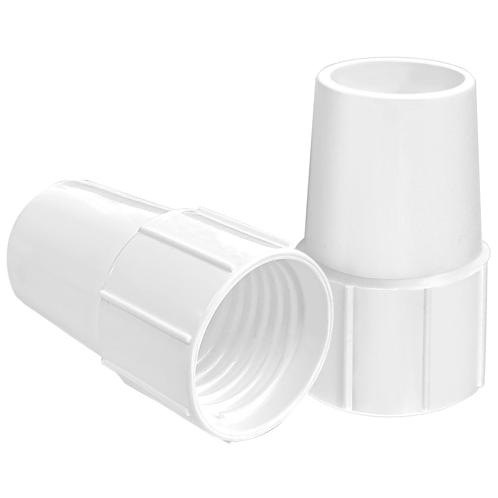 Photo 1 of 1-1/2" Pool Vacuum Hose Cuff 2 Pack Threaded Swimming Pool Hose End Replacement,Spiral Pools Hoses Connector,Connect Vacuum Head Threaded Cuff Made of Highly Durable ABS Plastic