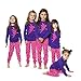 Bluenido Girls Pajamas FAIRY 2 Piece Pajama 100% Super Soft Cotton 4Y Purple