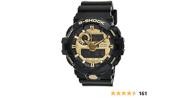 Casio G-Shock Analog Digital Men's Watch (Black x Gold) GA-710GB-1A / GA- 710GB-1ADR : Casio: Amazon.com.au: Clothing, Shoes \u0026 Accessories