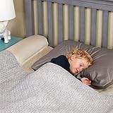 Inflatable Bed Bumpers for Toddlers | Travel Bed Rail, Blow-up Bed Bumper with Non-Skid Water-Resistant, Non-Slip Removable Cover | Portable Bed Rail for Hotel, Grandma's, Vacation