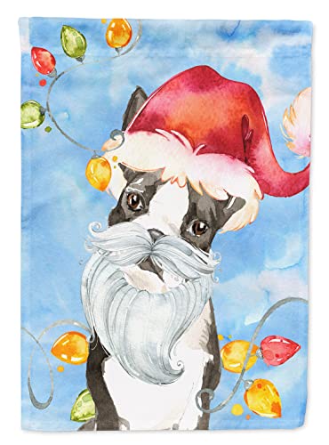 Caroline's Treasures CK2473CHF Christmas Lights Boston Terrier House Flag Large…
