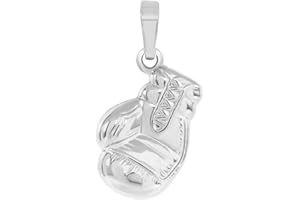 JEWELRY AMERICA High Polish 14k Gold 3D Single Boxing Glove Charm Sports Pendant