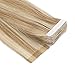 Neitsi A6 12inch Tape in Human Hair Extension Seamless Skin Weft Straight Remy Hair 10pcs (P18K/613)