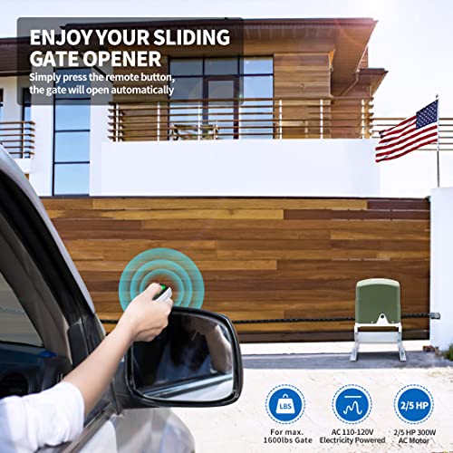 TOPENS CK700 Automatic Sliding Gate Opener Chain Drive Electric Gate