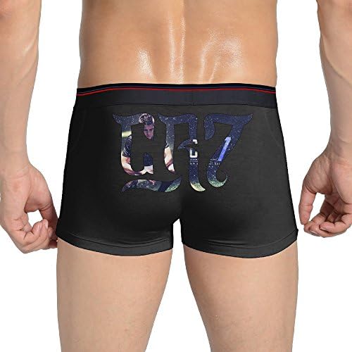 Jia GG Men's CR7 Boxer Briefs Underwear (M-3XL) Black