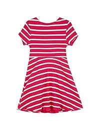 Amy Byer - Vestido de punto para niña con botón de imitación