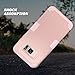 ULAK Galaxy S7 Case, S7 Case, Slim Corner Protection Hybrid Dual Layer Shock Absorbing Impact Resist Case Cover for Samsung Galaxy S7, Rose Gold