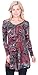 Popana Women’s Tunic Tops for Leggings Long Sleeve Shirt Plus Size Made in USA Large ST17