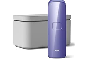 Ulike Laser Hair Removal for Women and Men, Air 3 IPL Hair Removal with Sapphire Ice-Cooling System for Nearly Painless & Long-Lasting Result, Flat-Head Window for Body & Face at-Home Use, Purple