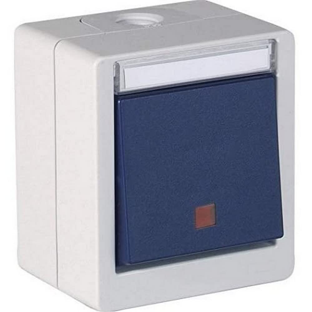 OPUS® Resist Control Switch Version 3-Way Universal Switch Off/Toggle Button Colour Light Grey/Steel Blue