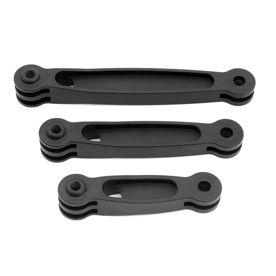 Vcufflinks 3 in 1 Extension Pivot Aluminum Alloy Arm – Adjustable Monopod Bracket for GoPro Hero 4 5 6 7 8 9 Black Silver Session, AKASO/Campark/YI & Other Cameras