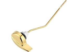 ANCABLE Compatible with TOTO Toilet Handle Replacement Parts Kit, Universal THU068#CP Trip Lvr for St743S Side Mount Toilet Flush Tank Lever Handle for TOTO Kohler Toilet Tank, 1-Pack Shiny Gold