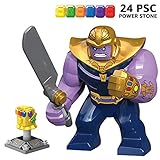 PETON Thanos Avengers Super Heroes Mini Figures Building Blocks Set - Thanos Infinity Wars Super Hero Minifigures Set with Accessories - Action Figures Toy Kids Gift
