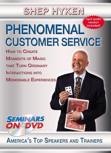 Phenomenal Customer Service - How to Create Moments of Magic, Turn Ordinary Interactions into Memorable Experiences - Seminars On Demand Customer Service Training Video - Speaker Shep Hyken - Includes Streaming Video Streaming Audio + MP3 Audio