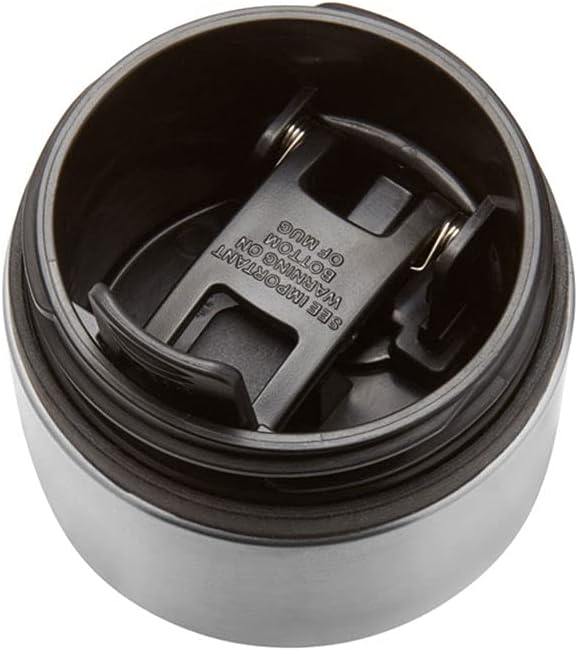 Luxe Autoseal mug isotherme, thermos café, mug en acier inoxydable avec isolation Thermalock, bouteille isotherme, tasse à café avec couvercle sans BPA facile à nettoyery, White Zinfandel, 360