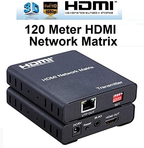 Microware 120m HDMI Matrix Extender Over IP or Cat5e/Cat6 Ethernet Cables, Electrical Electronics, HDMI Connector
