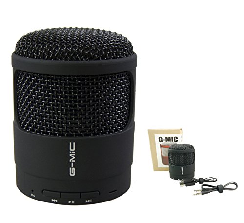 G-MiC Premium Mega Bass Compact Active Bluetooth Portable Speaker-Superior Sound Quality Extended Wireless Range Highly Durable with Modern Rugged Design Perfect for Family Outings Road Trips