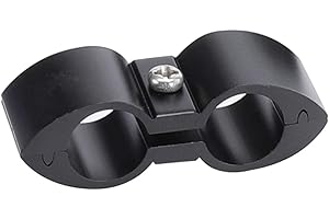 AC PERFORMANCE Black Billet Aluminum ID 11.32mm Hose Line Separator for -4 AN AN4 Clamp Nylon/Steel Braided Tube Tooling Fitting