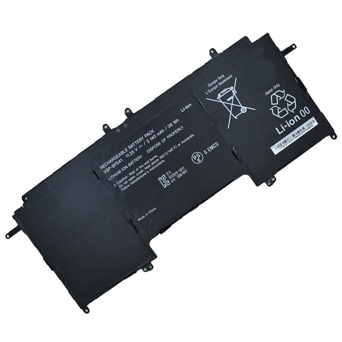 XITAIAN 11.25V 36Wh 3140mAh VGP-BPS41 BPS41 Replacement Battery for Sony Vaio Flip 13 SVF13N SVF13N13CXB SVF13N18SCB SVF13N17SCB SVF13NA1PT