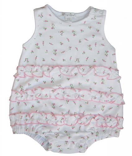 Kissy Kissy Baby Girls Garden Roses Print Bubble- 3-6 Months
