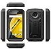 Moto E 2nd Gen Case - Poetic [Revolution Series] - [Heavy Duty] [Dual Layer] Complete Protection Hybrid Case with Built-in Screen Protector for Motorola Moto E 2nd Gen (2nd Generation 2015) Black