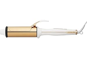 Kristin Ess Hair 2 Inch Titanium Curling Iron for Big Blowout Waves + Volume-2” Salon Professional Wide + Large Barrel Curling Iron - Auto Shut-Off - Smooth+Shiny Loose Waves for Medium to Thick Hair