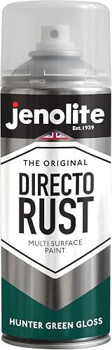 Jenolite Directorust Hunter Green Gloss Spray Paint 400ml Multi-Surface view 9