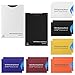 RFID Blocking Sleeves Travel Set for Security of Credit/Debit Cards and Passports Products (12+2, 6 Colors)