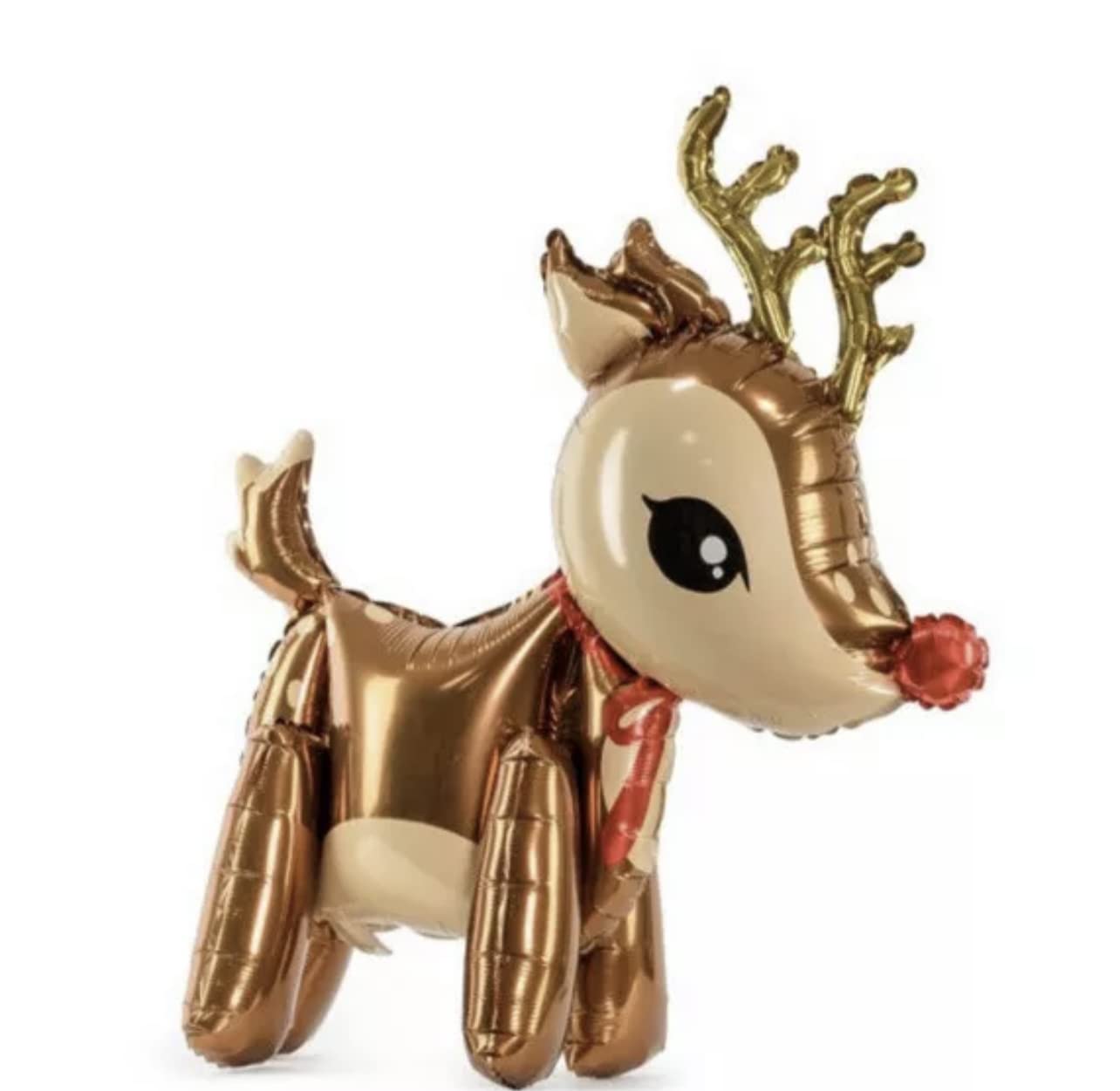 Christmas Reindeer Foil Balloon 19.5 x 24.5" AIR FILL ONLY