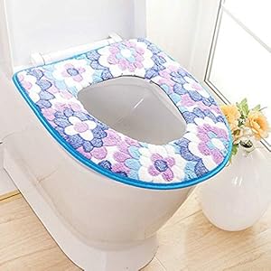 Hwjmy zachte badkamer toiletzitting Closestool Wasbare Warmer Mat Cover Pad Kussen Badkamer Toilet Toilet Toilet Seat…