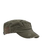 The Vintage Year Washed Cadet Cotton Twill Adjustable Military Radar Distressed Sport Caps