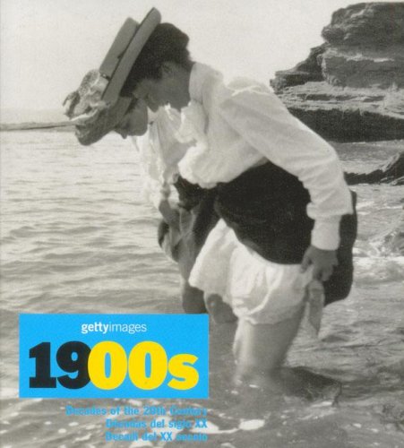 1900s. Decades of the 20th Century; Décadas del siglo XX; Decadi del XX secolo, Trilingual