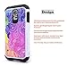 NageBee Hybrid Phone Cover Case for Samsung Galaxy S5 - Hybrid Rainbow Illusion