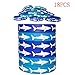 CocoHut 18 PCS Shark Party Kid's Rubber Wristband,Party Supplies, Birthday Party Stretch Bracelets, Accessories,Kids Birthday Party Supplies, Prize Rewards Gifts Decorations