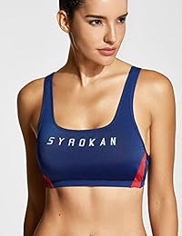 SYROKAN Bikini de entrenamiento para dama, traje de baño atlético de dos piezas