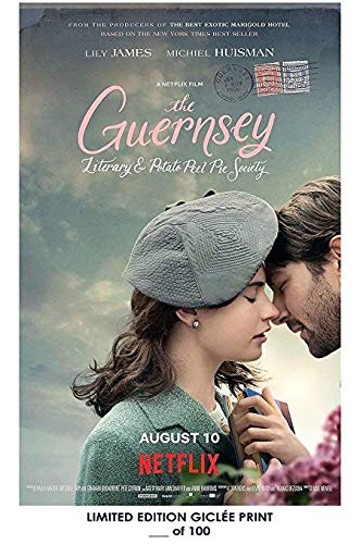 zolto poster Rare Poster Lily James The Guernsey Literary & Potato Peel Pie Society Michiel Huisman 12