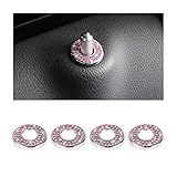 4PCS Bling Inner Car Door Lock Cover