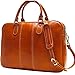 Floto Venezia Slim Olive (Honey) Brown Briefcase Attache Lap-top Case