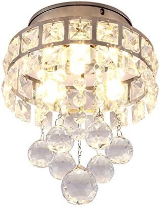 Kronleuchter, Mini-Stil 3-Licht Chrom-Finish Kristall Kronleuchter