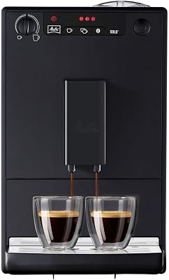 Melitta solo e950, cafeteira, 15 barras, grãos de café para expresso, limpeza automática, personalizável.