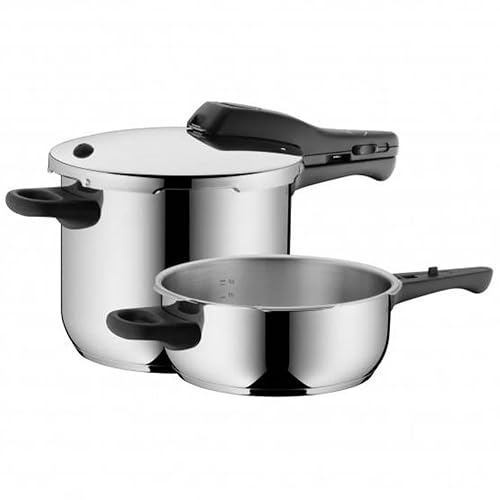 thumbnail image 2 of WMF Perfect Pressure Cooker Base Induction 3 Litres Pressure Cooker Without Lid Polished Cromargan Stainless Steel 2 of 14