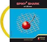 Kirschbaum Set Spiky Shark Tennis String, 1.25mm/17-Gauge, Yellow