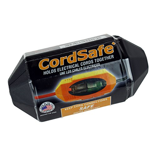 Black CordSafe Electrical Extension Cord Protective Safety CoverWater