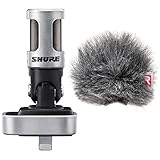Shure MV88 iOS Digital Stereo Condenser Microphone w/ Rycote Windjammer Windscreen - Bundle